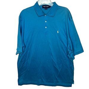 Polo Golf Ralph Lauren Blue Colored Golf Shirt. Size XL.